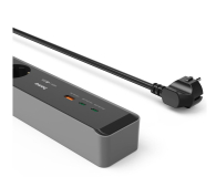 HAMA LISTWA ZASILAJĄCA 3x SCHUKO 1,4M 2xUSB C/A PD 100W - 1313448 - zdjęcie 2